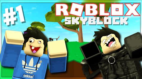 Noobs Play Skyblock Roblox Skyblock Ep 1 Youtube