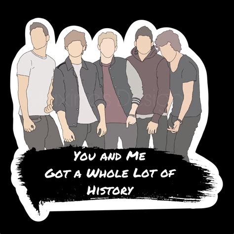 One Direction History Stickers And More One Direction Drawings One