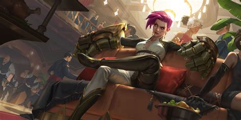 Glided Skins For Vi Jinx Caitlyn Ekko And Jayce Are Coming Tomorrow