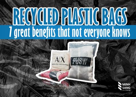Recycled Plastic Bags And 7 Great Benefits That Not Everyone Knows