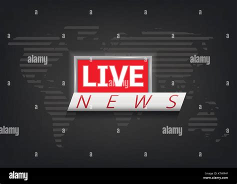 Live News Illustration Stock Vector Image And Art Alamy