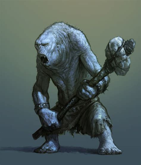 Troll By Ákos Haszon Illustration 2d Fantasy Creatures Art