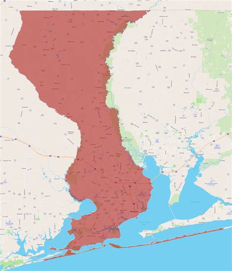 Escambia County Fl Map