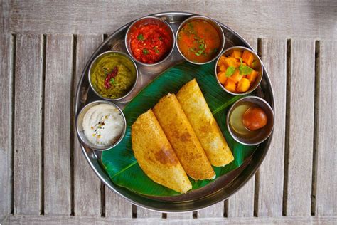 Fill up on a healthy and nutritious vegetarian meal at arya bhavan in chicago. Dosa: Gluten Free Indian Crepe with Coconut Chutney from ...