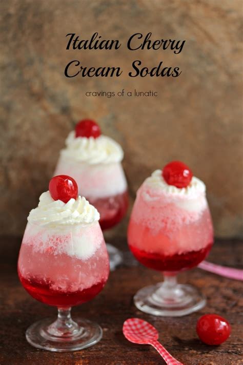 Hungry Couple Italian Cherry Cream Sodas Guest Post By Cravings Of A