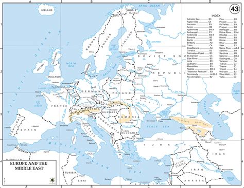 1943 Map Ww2