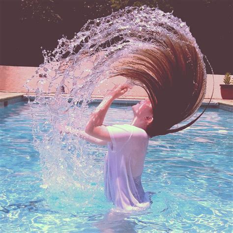 Valerie Tate Photography Water Hair Flip Taken With Iphone4 Water Hair