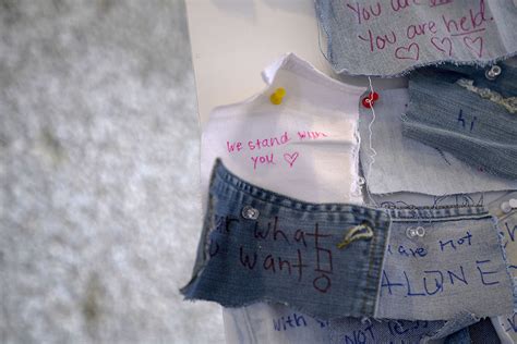 Bu Organizations Raise Sexual Assault Awareness With Denim Day Display The Daily Free Press
