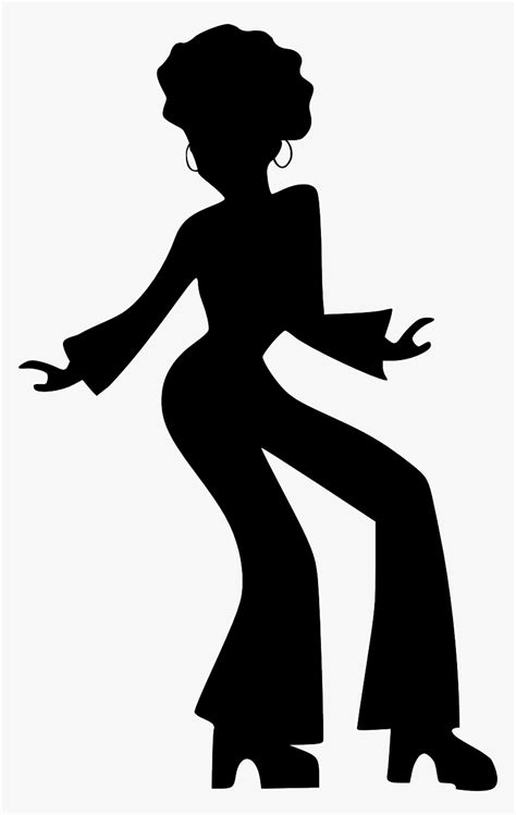 Disco Dancer Silhouette Hd Png Download Transparent Png Image Pngitem