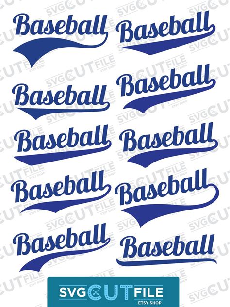 Baseball Font Baseball Shirts Baseball Theme Baseball Softball Svg