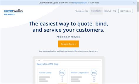 Coverwallet For Agents Your Online Access To The Small Commercial