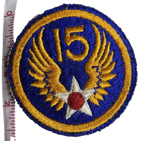 Wwii Us Army 15th Air Force Patch Air Corps Original