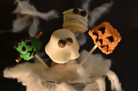 Halloween Marshmallow Pops Recipes Goodtoknow