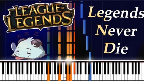Legends Never Die Against The Currentpiano Youtube