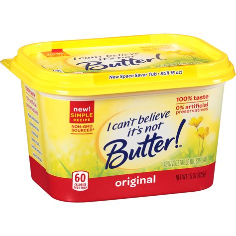 I Can T Believe It S Not Butter Original Spread Oz Tub La Comprita