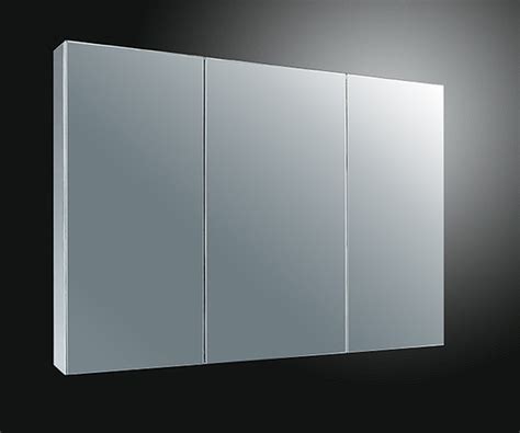 Ketcham Single Door Medicine Cabinets Stainless Steel Series Tri View