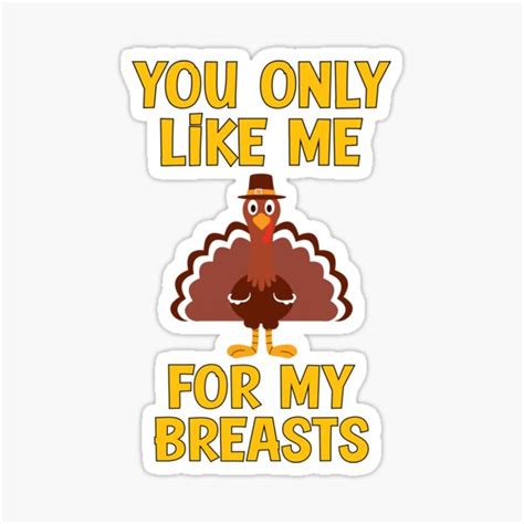 you only like me for my breasts sticker by momo mimech redbubble