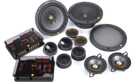 Sony Xs 163es Mobile Es Series 6 12 3 Way Component Speaker System At