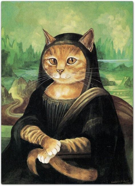 16 Funny Famous Paintings Recreated With Cats H3rcom Weird Funny