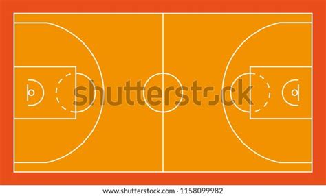 2 Original Basketball Court Layout Images Stock Photos And Vectors