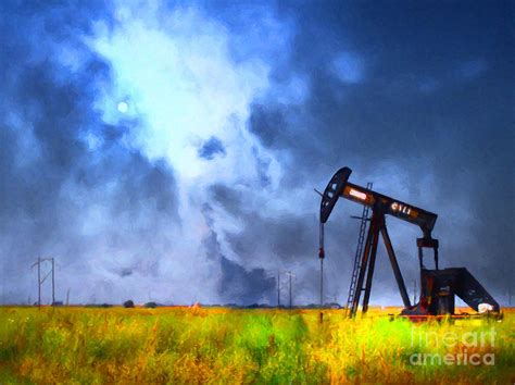 Maybe you would like to learn more about one of these? Oil Pump Field Photograph by Wingsdomain Art and Photography
