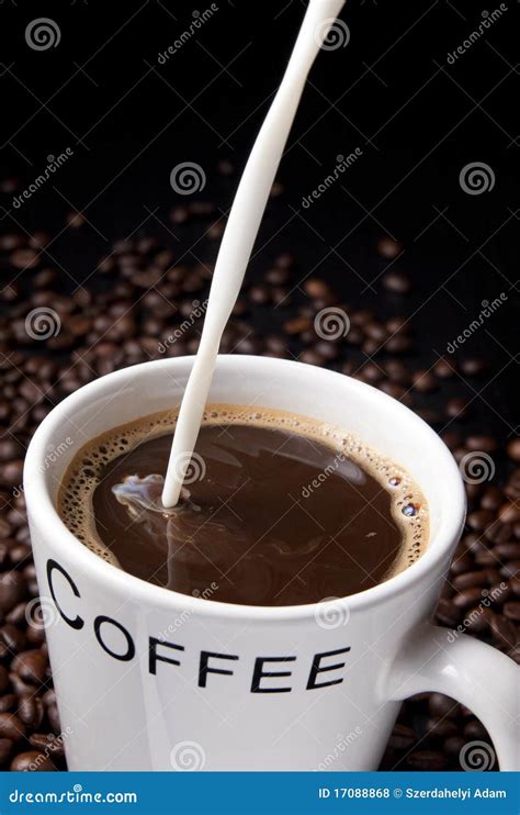 Coffee And Milk Stock Photo Image Of Isolated Drink 17088868
