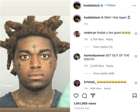 Kodak Black Reacts To Being Arrested In Florida Says Not Again