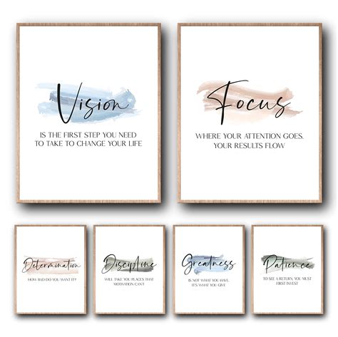 Buy Motivational Wall Decor for Office, Inspirational Wall Art