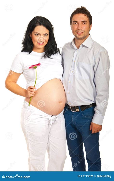 Loving Happy Pregnant Couple Stock Image Image Of Future Husband