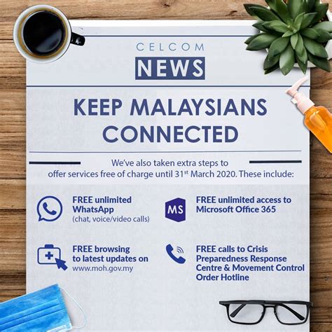 In the statement, it was further added that it is completely understandable that having movement control order will interfere with our daily lives, but it is important to stop coronavirus from spreading. Movement Control Order: Celcom Special Relief Initiatives ...