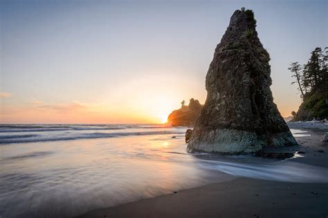Ruby Beach Sunset Pacific Ocean Washington Photograph By Christopher Paul