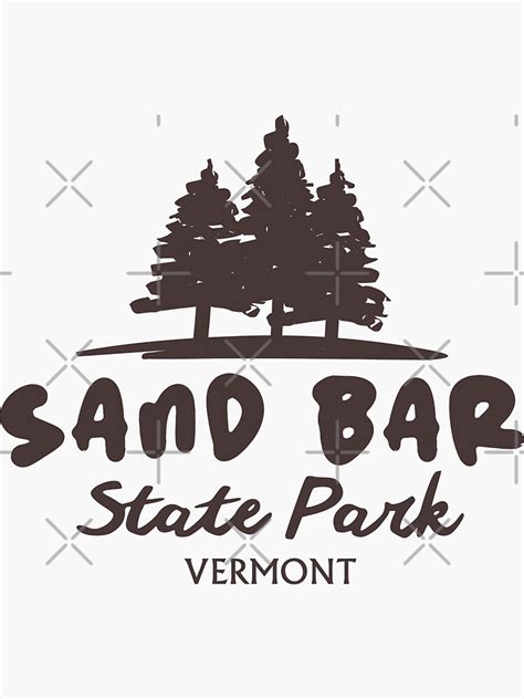 Sand Bar State Park Vermont Sticker For Sale By Naturedesign21