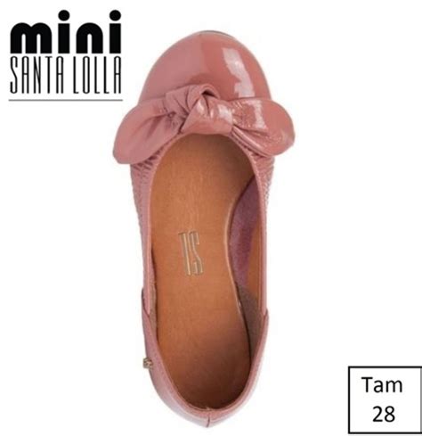 Mini Santa Lolla Nude Tam 28 Novo Calçado Infantil para Meninas