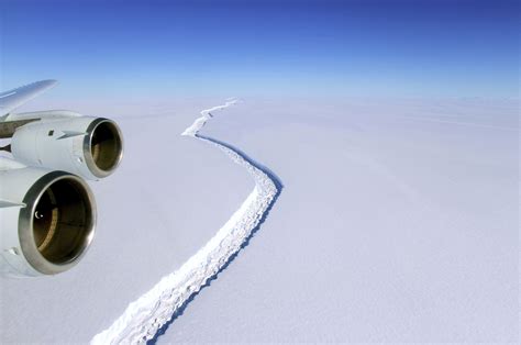 Giant Iceberg Set To Break Off Of Antarctica