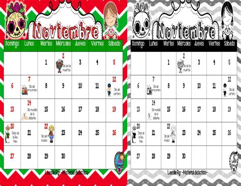 Calendario Escolar Del Mes De Noviembre Calendario Gratis Images And