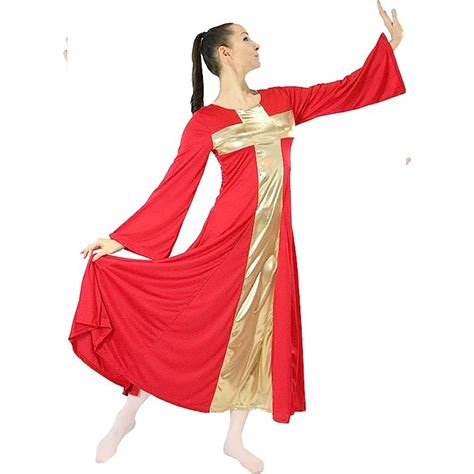 Worship Dancewear Pentecostal Dance Dress Mime Costume Praise Dance