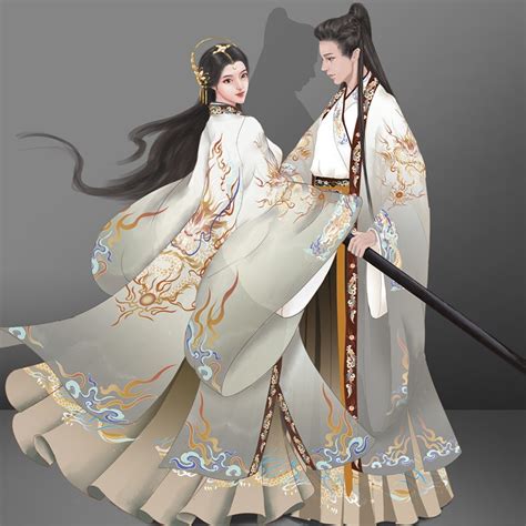 Yunshuji Jiang Wangzhi Original Spring And Autumn Collar Hanfu Mens