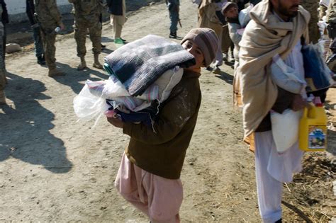 Afghan Families Receive Food Clothing For Winter Months Flickr