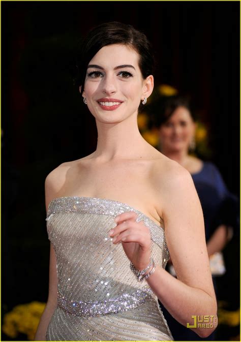 Photo Anne Hathaway Oscars Photo Just Jared