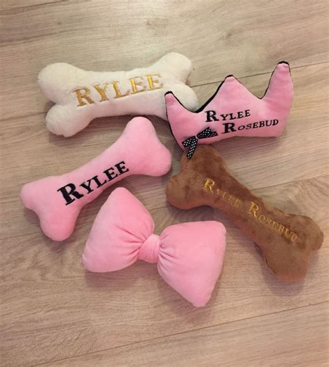 Personalized Dog Toys Dog Bones Dog Pillow Toys T Dog Person