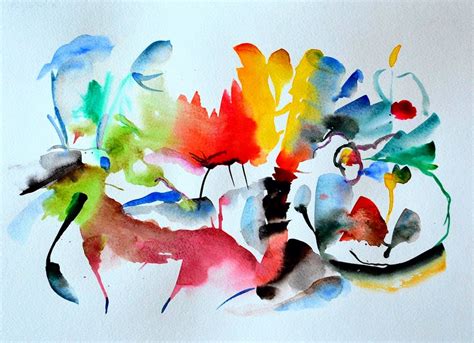 Abstract Painting Workshop Watercolor Painteventsch