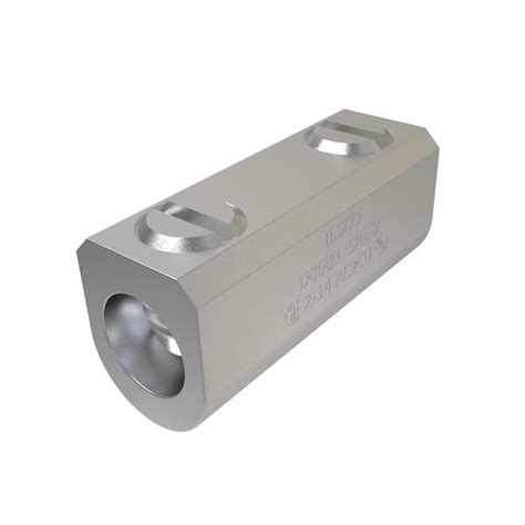 Ilsco Aluminum Splicerreducer Dual Rated Conductor Range 2 14 Tin