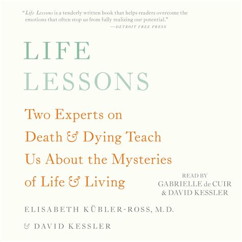 Life Lessons Audiobook By Elisabeth Kübler Ross David Kessler
