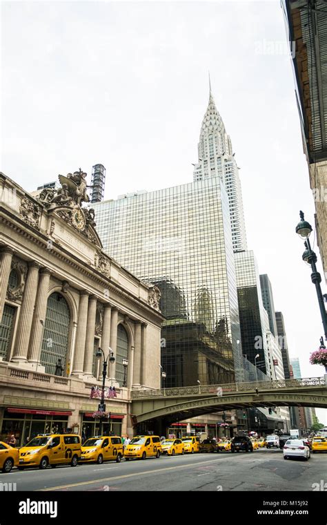A View Of The Grand Central Terminal At East 42nd Street In New York