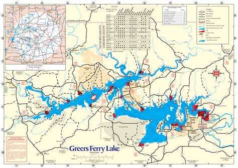 29 Map Of Lakes In Arkansas Online Map Around The World