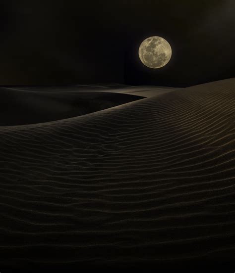 Full Moon Over The Namib Desert Photo And Image Nature Night World