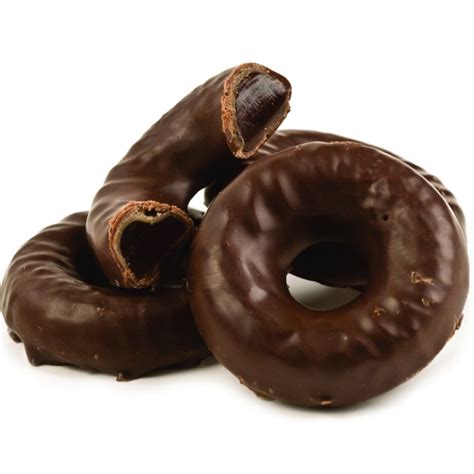 Joyva Chocolate Covered Jell Rings Orange 5lb