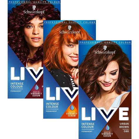 Schwarzkopf Live Intense Colour Permanent Hair Colour