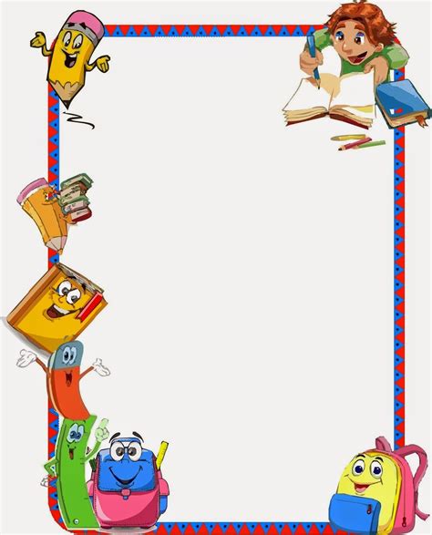 Variedad de tamaños y diseños. Resultado de imagen de bordes decorativos para niños | Caratula para niños, Bordes para ...