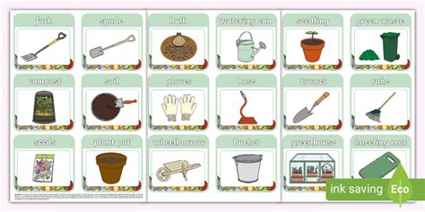 Gardening Flashcards Teacher Made Twinkl